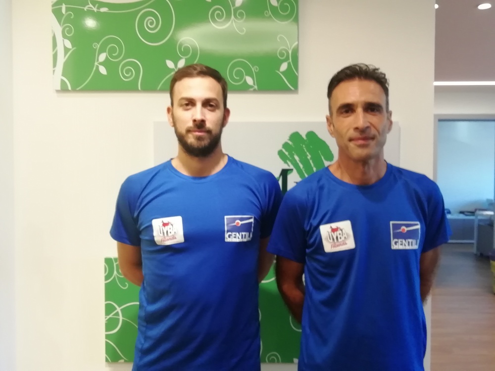 Coach Alessandro Puccini e il vice Manuel Bagni
