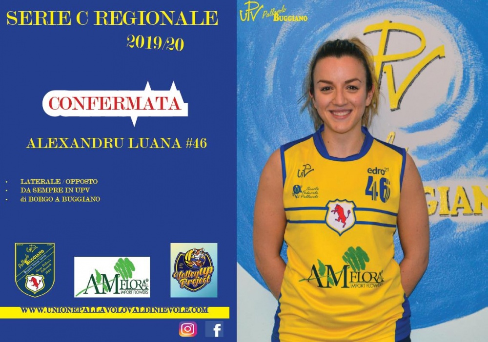 Serie C : Luana Alexandru confermata!